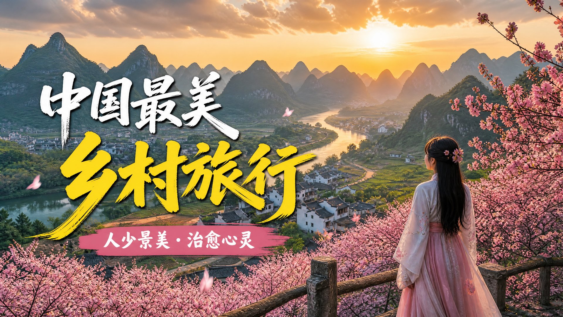 溏心 溏心旅行视频：中国最美乡村旅行vlog视频演示·治愈心灵之旅